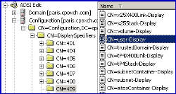 DisplaySpecifiers, User Display Custom Display Names