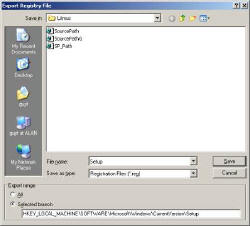 Export Registry.  How to make .reg files