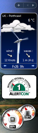 Windows Vista sidebar gadgets