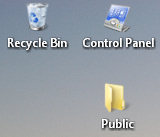 Hide Public Folder on Vista Desktop