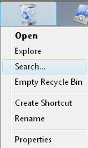 Re-program Recycle Bin Properties