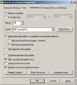 Printer Pools 