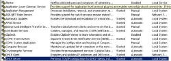 Windows 2003 Services