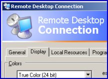 Terminal Services Remote Desktop Connection RDP True Color
