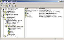 Group Policy for Internet Explorer