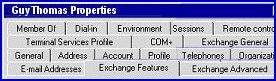Examples of Mailbox-enabled user Exchange Properties VBScript