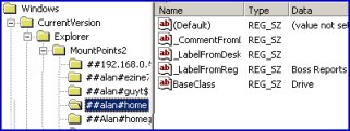 _LabelFromReg Registry MountPoints rename map network drive