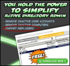Download SolarWinds Free Import Users Tool