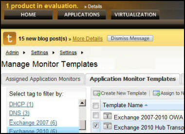 Appraisal of SAM Application Performance Monitor