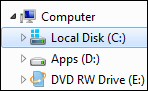 Windows 8 Explorer C:\ Windows
