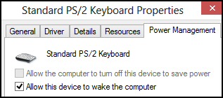 HID Wake up Windows 8