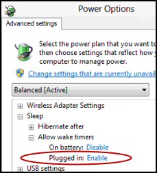 Sleep Enable Remote Desktop