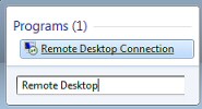 Configure Remote Desktop Connection